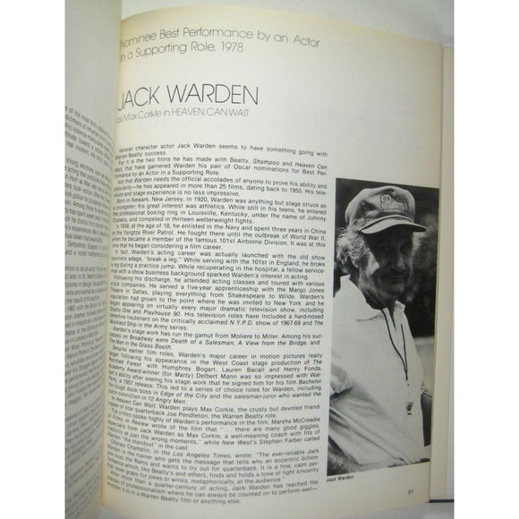 Academy Awards Oscar 1979 Cooper Deer Hunter Warren Beatty De Niro Paperback - Picture 8 of 10